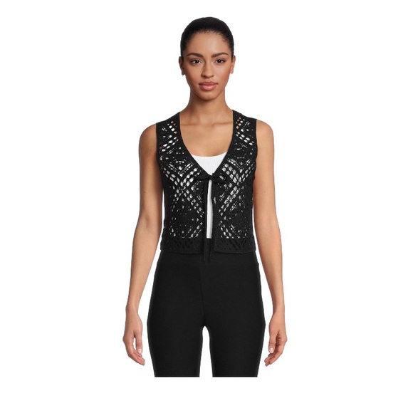 No Boundaries Juniors Crochet Vest; size: XXL(19) - Picture 1 of 4